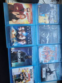 Blue ray DVDs