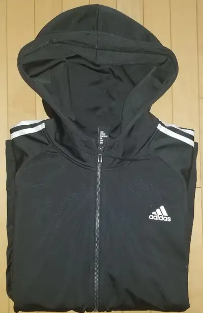 Selection of Adidas Fleece Zippered Hoodies Size XXL, View more