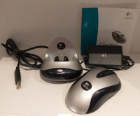 Vintage Logitech MX700 cordless optical mouse