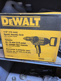 New Dewalt Spade Handle Drill