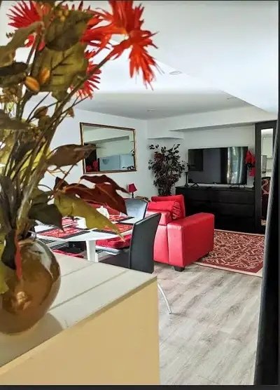 Fully Furnished Private Apartment in  North York-$2,200