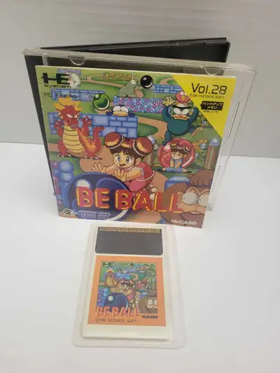 NEC PC Engine Be Ball HU Card Sleeve, case and game card #466548 BUY & SELL KINGS 647-348-1763 2852...