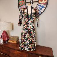 MOD CLOTH BRAND floral stretch cotton dress