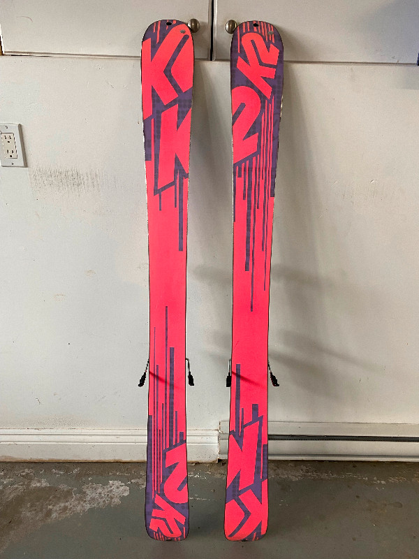 Woman’s K2 Miss behaved skis with Marker Squire binding.  149cm. in Ski in Bedford - Image 2