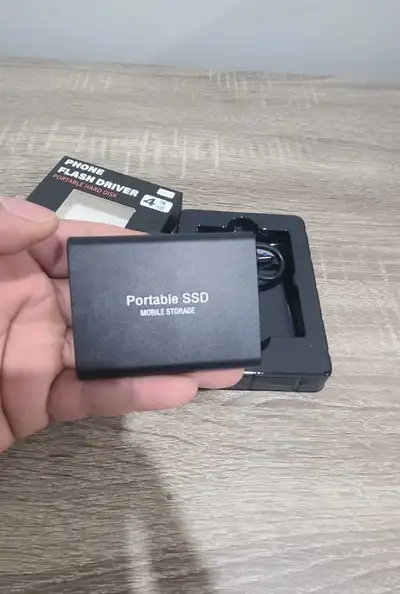 4TB Portabls SSD External Hard Drive	, View more