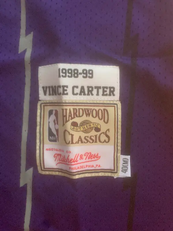 Basketball NBA Purple Jersey Vince Carter Hardwood Classic63234604651267123