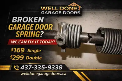Broken Garage Door Spring, View more