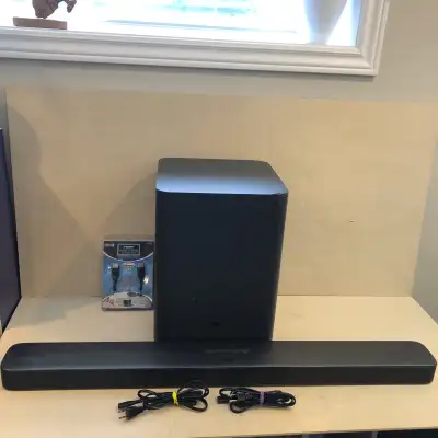 JBL Bar 5.1 Channel 550W Soundbar Surround w Wireless Subwoofer, View more