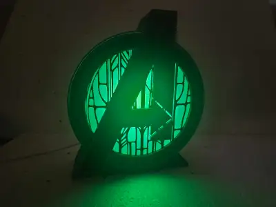 Brighten up your space with this unique Avengers: DOOMSDAY 3D printed Lightbox. This is a New item i...