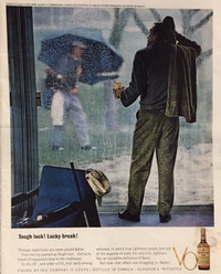 Vtg 1963 Golfing with Seagram’s VO Original Magazine Ad