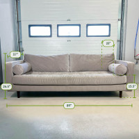 Article SVEN Velvet Sofa Couch | Delivery Available