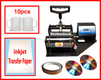 Deal 110V Mug Heat Press Coffee Mug Paper Tape Sublimation