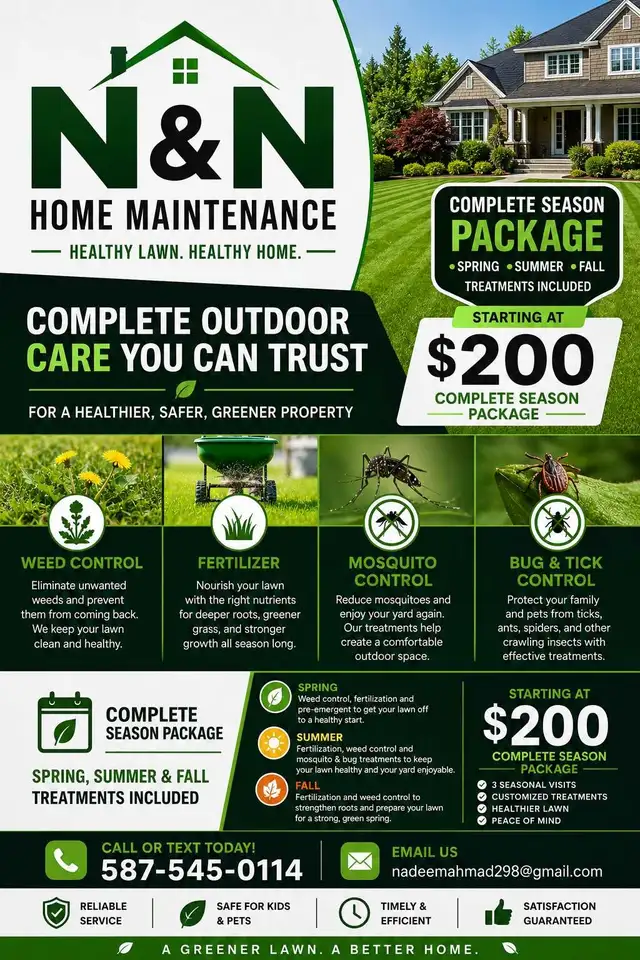 Lawn Maintenance Services in Cleaners & Cleaning in Edmonton - Image 9