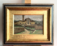 Adolf Fenyes painting titled "San Felice" - Vintage Oil Painting