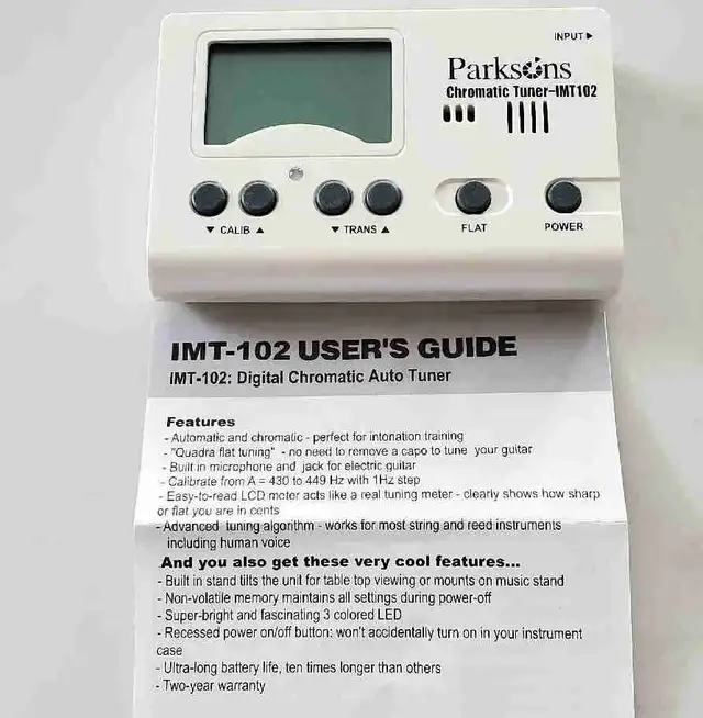 Parksons guitar tuner in Guitars in Strathcona County - Image 2