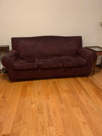 Eggplant Love seat (picture of the sofa)