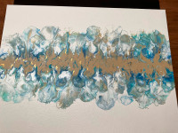 Acrylic Fluid Art Paintings