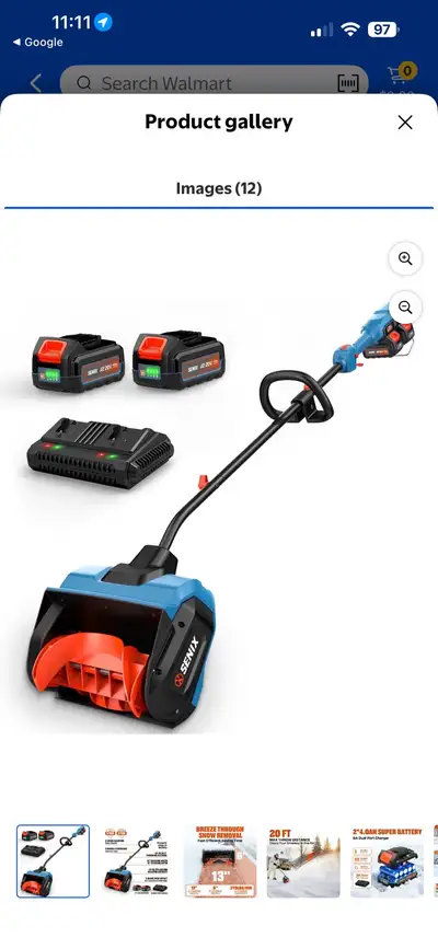 Cordless Snow Shovel, View more