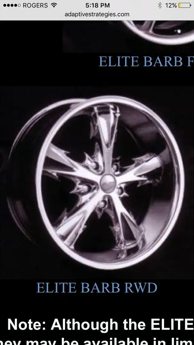 18" Chrome MHT Luxury Alloy Elite Barb Rims in Tires & Rims in Oshawa / Durham Region - Image 7