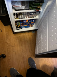 Small fridge and freezer 