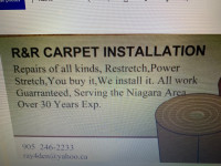 R&R Carpet sales and installation 