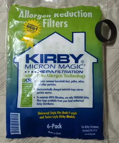 KIRBY VACUUM BAGS 6 pcs