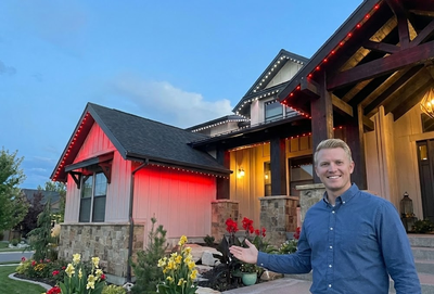 Hey! We install permanent LED lights on your home that stay up year round. Change colours for any ho...
