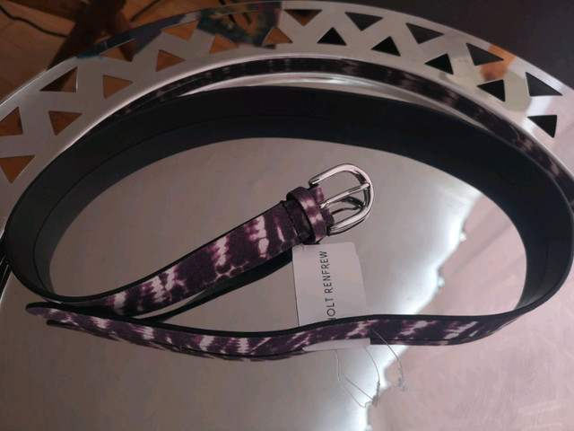 BNIB NWT ISABEL MARANT Zap Suede Belt In TieDye Night Shade $225 in Women's - Other in City of Toronto - Image 3