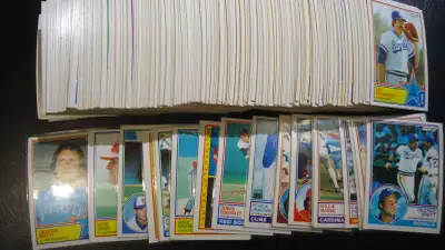 1983 opc baseball cards  partial set C  281 out of 396, View more