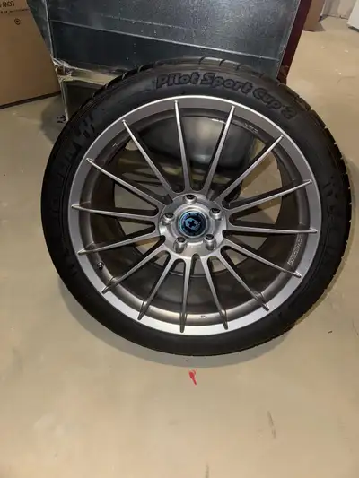 I have a set of authentic HRE wheels rims are new just installed tires on them I still have the orig...