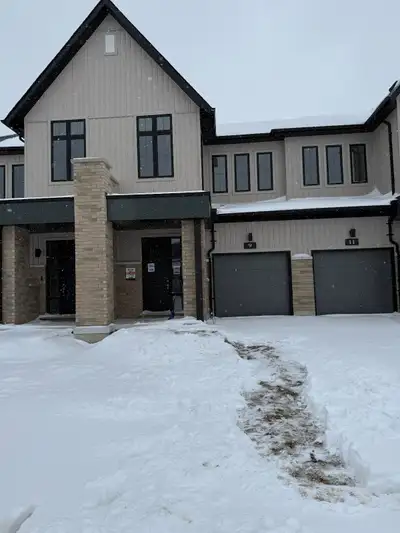 Brand New 3-Bedroom Townhouse for Rent – Stratford, Ontario Available Immediately! 9 Worth Street, S...
