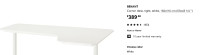 Corner Desk Unit from Ikea - Galant/Bekant - White