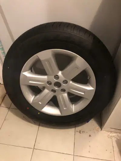 P235/ 65R/ 18 It’s a Nissan SUV- GoodYear/ New tire new rim. Virgin tire and Rim never used. Price s...
