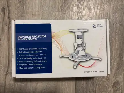 Universal Projector Ceiling Mount, View more