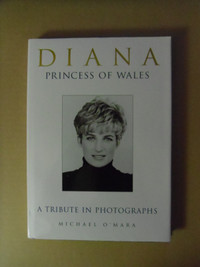 DIANA-Princess of Wales-A Tribute In Photographs Hardcover Book.