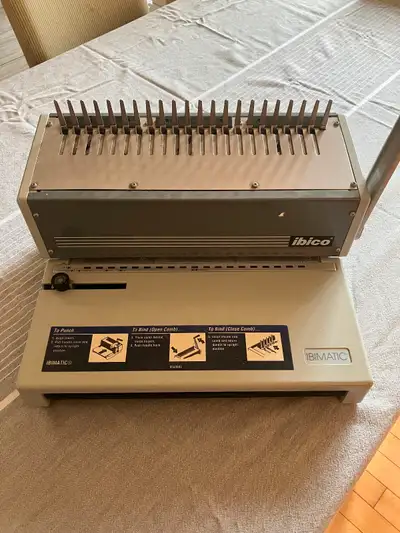 Ibimatic Ibico binding machine, View more