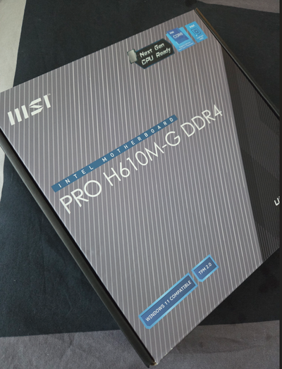 MSI Pro H610M-G DDR4 Motherboard, View more