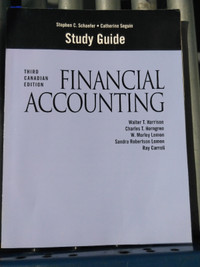Study Guide for the Financial Accounting 3rd Canadian Edition