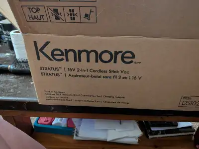 Kenmore DS1020 cordless stick vac, View more
