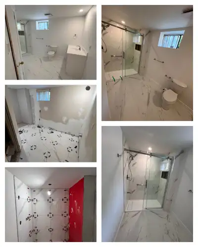 Salle de bain & cuisine- Plancher  Bathroom & kitchen -flooring, View more