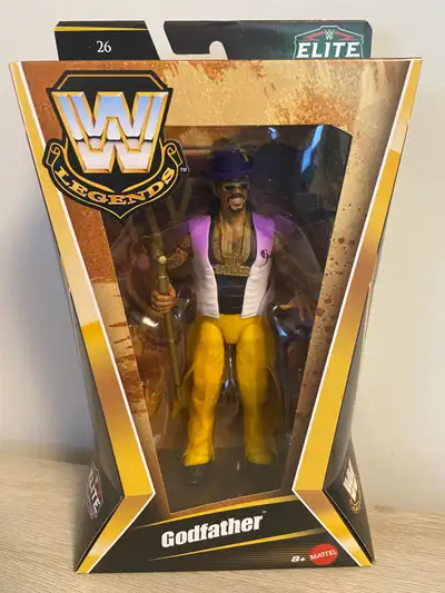WWE Elite Collection Legends The Godfather Action Figure, View more