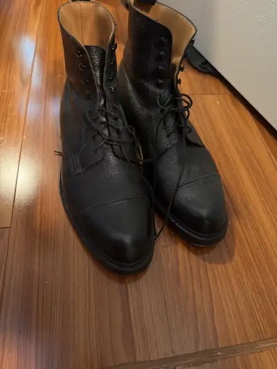 Step out in style with these brand new Crockett & Jones men's boots, crafted with exquisite detail a...