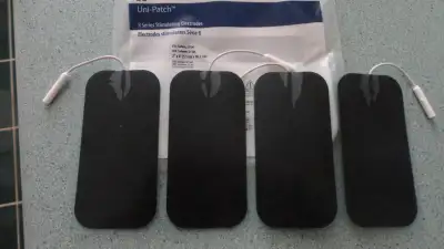 BRAND NEW ELECTRODES FOR TENS MACHINE $10 A PACKAGE, View more