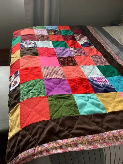 Handmade quilt for double bed, View more