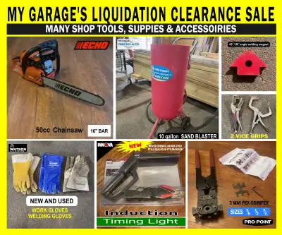 GARAGE SALE... TOOLS AND MORE, View more