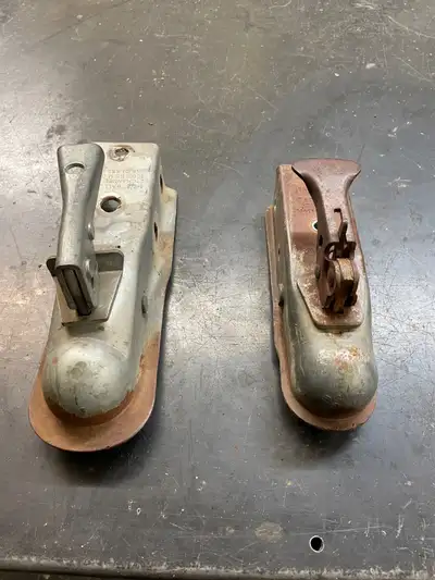 2 trailer couplers. 1 7/8"x2". They are well used but both work fine. Price is $5.00 each. Located i...