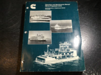 Cummins N-NT-NTA-855M, VTA28-M & K Series Marine Diesel Manual