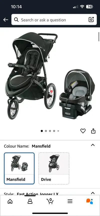 Graco Fast Action Jogger Travel System, View more