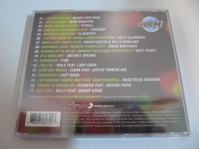 Much Music Dance 2010 CD Brand New & Sealed Circa 2009 Lady Gaga in CDs, DVDs & Blu-ray in Mississauga / Peel Region - Image 3