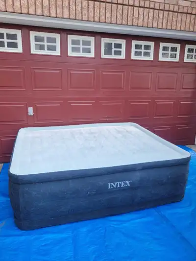 INTEX QUEEN Air Mattress with built-in Pump, View more